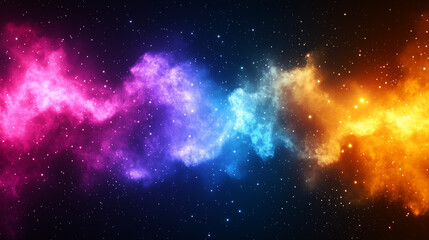 Wall Mural - abstract background with stars