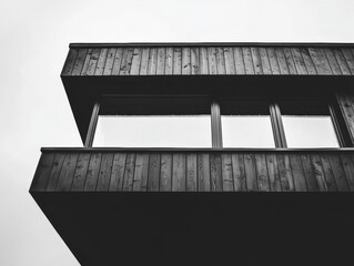 Poster - Minimalist Black and White Architecture