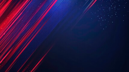 Poster - a deep blue background featuring the red and white stripes of the american flag, ideal for an americ