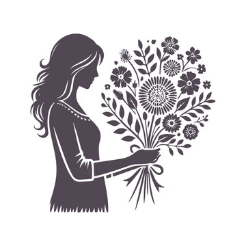 silhouette of a pregnant woman
