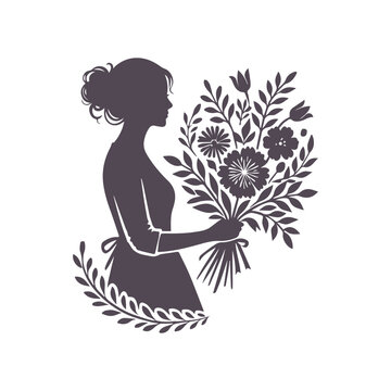 silhouette of a pregnant woman