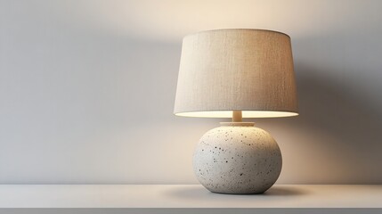 Wall Mural - Isolated image of a decorative lamp on a clean white surface, ideal for home decor product promotions.