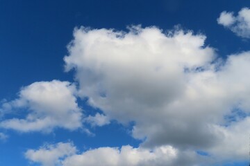 Wall Mural - beautiful cloudscape in blue sky, natural background