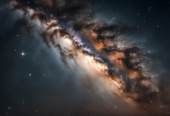 Wall Mural - a way photography stars milky science sky space star stellar background universe alien astronomy blu