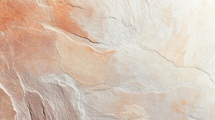 Sticker - Peach stone texture background, close-up, natural light, design element