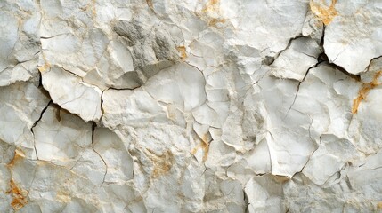 Sticker - Cracked white rock texture, outdoors, close-up, background blur, design