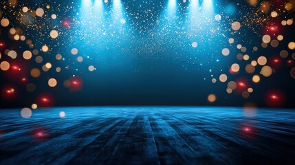 Aufkleber - A surreal theater design concept glowing with cinematic elements.