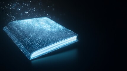Leinwandbilder - A vibrant, futuristic AI-themed book cover featuring glowing digital elements.