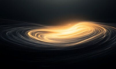 Leinwandbilder - Dynamic abstract swirl of light creating an imaginative visual effect in a vibrant design.