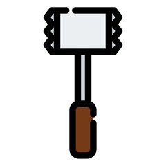 Wall Mural - meat tenderizer icon