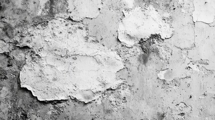 Aufkleber - This rustic wall concrete showcases peeling layers and weathered textures, offering a vintage charm that creates a compelling backdrop reflecting the essence of time