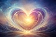 © Indigo Studio - Celestial Heart An ethereal, radiant heart-shaped formation emerges from swirling cosmic dust and light, symbolizing divine love and spiritual connection.