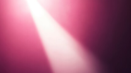 Poster - Soft Pink Light Beam Illuminating Abstract Background Space