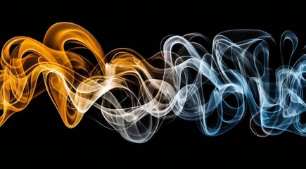 Poster - Fluid Smoke Design Background