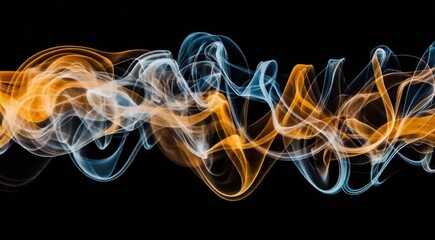Poster - Fluid Smoke Design Background
