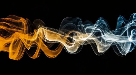 Poster - Fluid Smoke Design Background