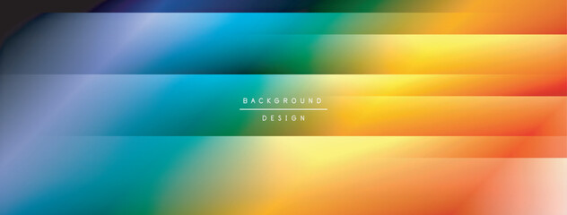 Poster - Colorful gradient with lines made of shadow and light. Creative background