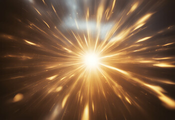 Wall Mural - nature effect sun abstract image flare digital burst lens gold lighting background light glow sunny 