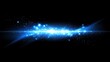 © Nurul - Blue energy burst, dark background, cosmic scene, digital art, website header