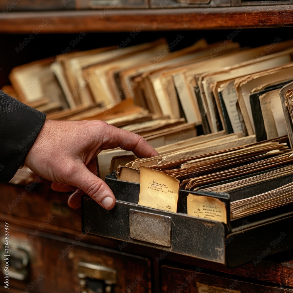 Antique Photo Archive Discovering Memories in a Vintage