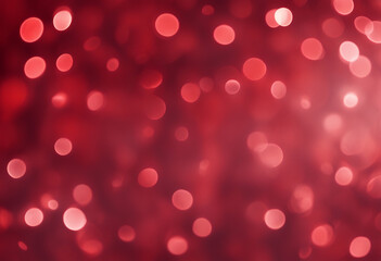 Wall Mural - abstract red background beuatiful bokeh glistering light gold christmas glittering pattern vintage d