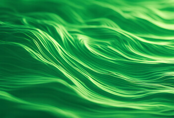 Aufkleber - abstract green waves form background abstraction design wave light texture pattern blue illustration