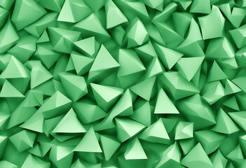 Poster - poly low abstract background green triangles pattern geometric graphic polygon texture design triangle colourful illustration triangular light decoration wallpaper shape element trendy
