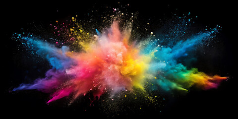 abstract colorful fractal background