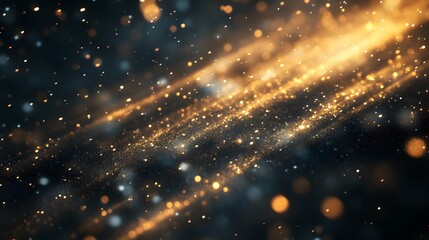 Aufkleber - Astronomical abstraction celestial art pieces with  showcasing vibrant light and cosmic design