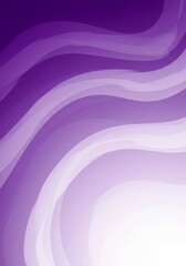 Wall Mural - this abstract representation of color, transitioning smoothly from purple to white, offers a calming