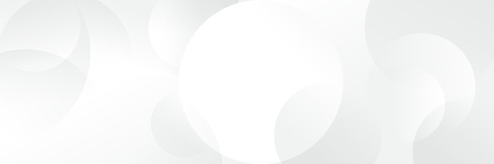 Wall Mural - abstract white geometric banner design background.