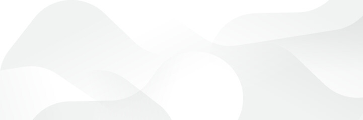 Wall Mural - abstract white geometric banner design background.