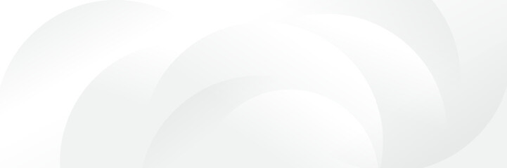 Wall Mural - abstract white geometric banner design background.