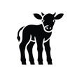 © north100 - calf icon isolated, silhouette on transparent background
