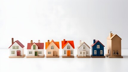 Collection of minimalistic house and real estate icons including keys homes and sold signs displayed on a bright white background  These simple and clean icons can be used for real estate property