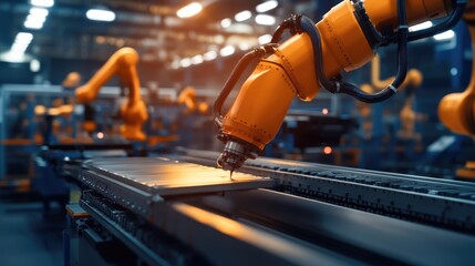 Poster - Material being processed by a CNC machine, showcasing the accuracy and rapidity of production, an essential part of a responsive engineering process in the manufacturing industry.