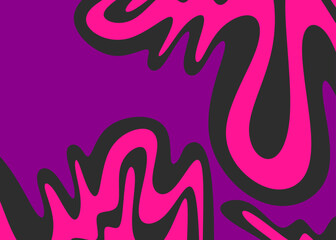 Poster - Abstract background with melting liquid pattern and with some copy space area