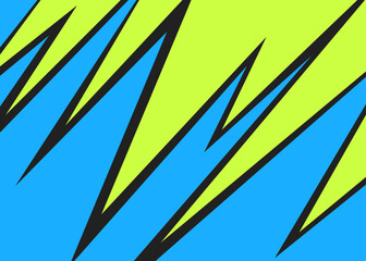 Aufkleber - Abstract background with zigzag line pattern and with some copy space area