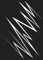 Aufkleber - Abstract background with zigzag line pattern