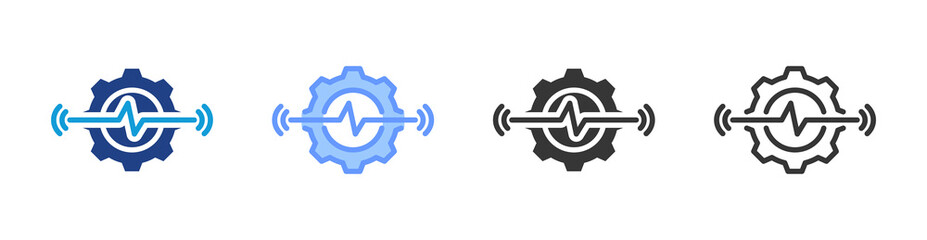 Aufkleber - Advanced Sensor icon set multiple style collection