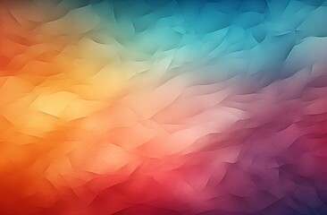 Wall Mural - Vibrant gradient background with soft waves in orange, blue, and purple hues for creative design projects