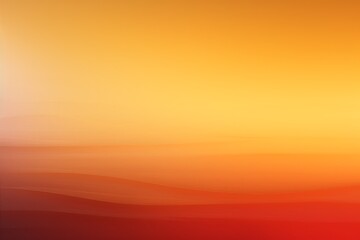 Poster - Beautiful gradient background transitioning from warm orange to deep red creating a serene ambiance in a minimalist setting