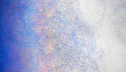 Aufkleber - Abstract blurred grainy gradient background . Colorful digital grain soft noise effect pattern. Lo-fi multicolor vintage retro. VHS Glitch cloudy