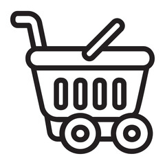 Poster - Trolley  line icon