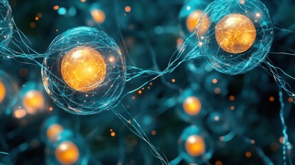Poster - Luminous Cellular Structures Interconnected Network