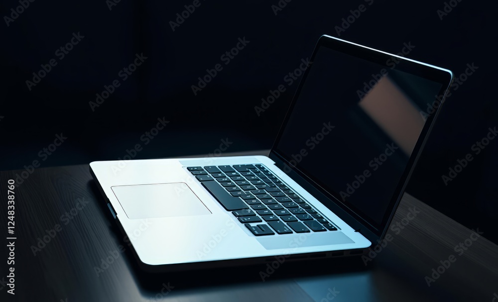 Foto de Stock Laptop on isometrick view wallpaer for desktop 4k ...