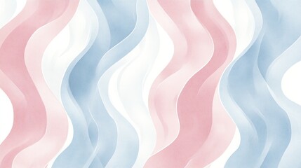 Poster - Abstract Pastel Wave Pattern Design Background