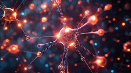 Poster - Illuminated Neuron Network Complex Interconnections