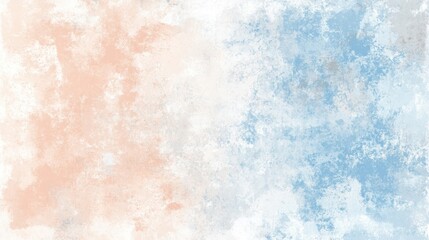 Poster - Abstract Pastel Peach and Blue Textured Background