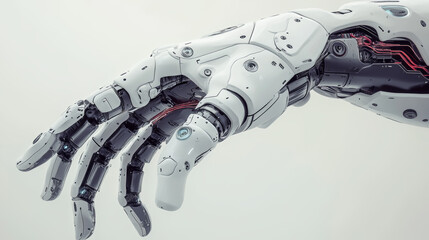Poster - futuristic technology white background 3d rendering illustration